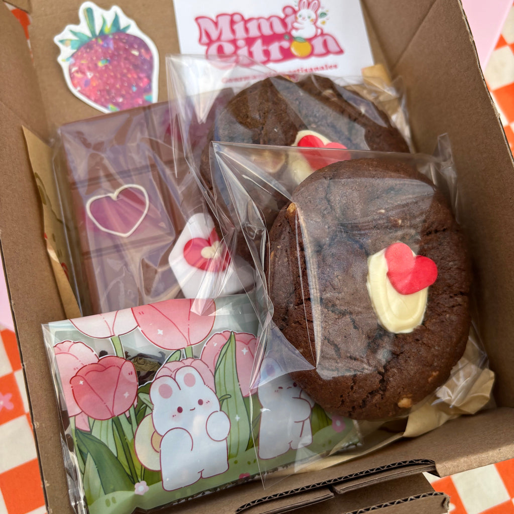 Box Saint Valentin-Douceurs pour deux