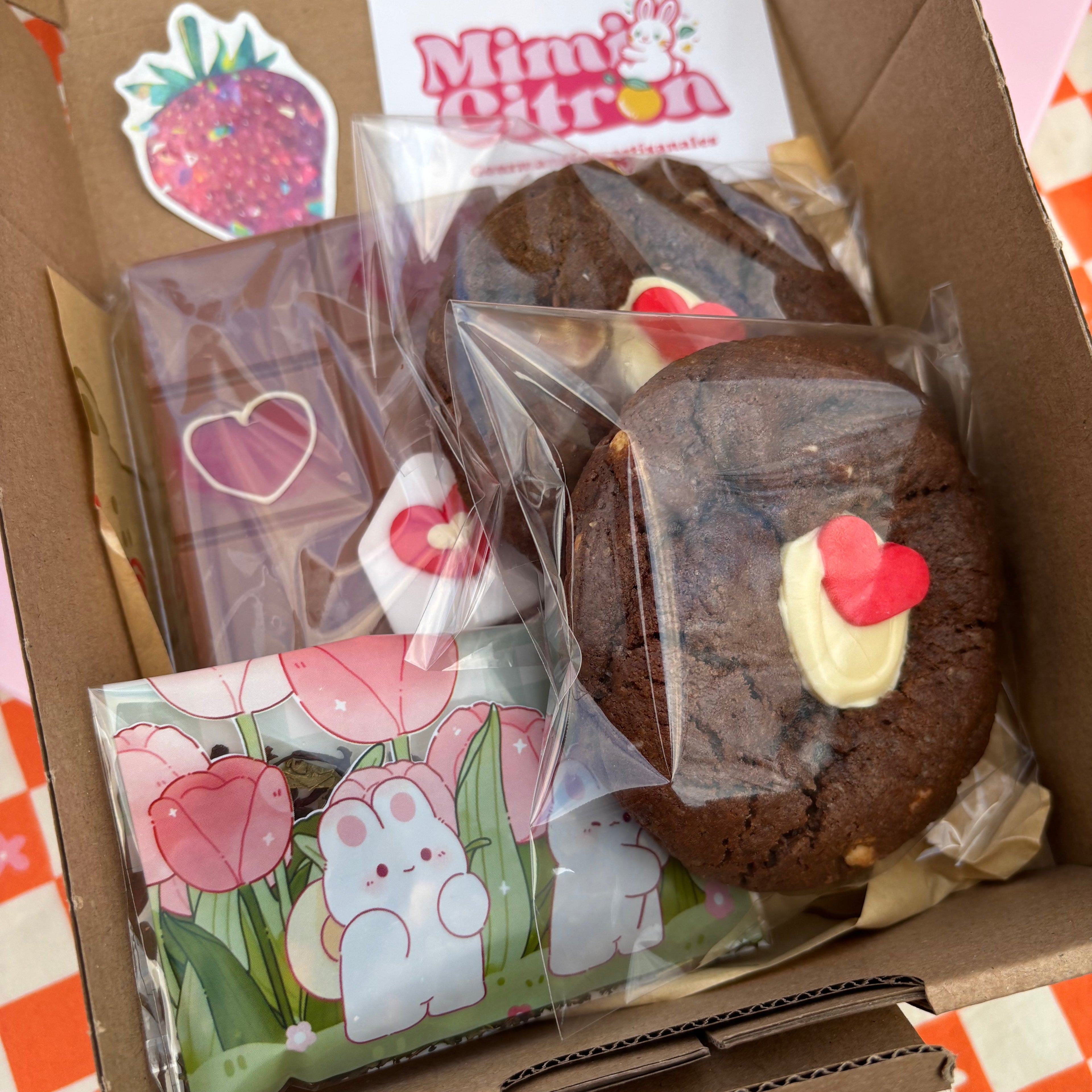 Box Saint Valentin-Douceurs pour deux